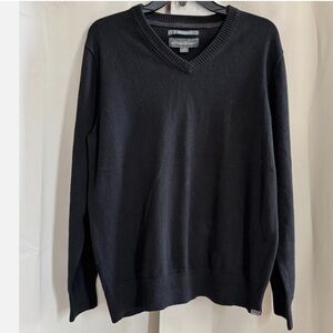 Eddie Bauer Cotton & Cashmere V-neck sweater XL